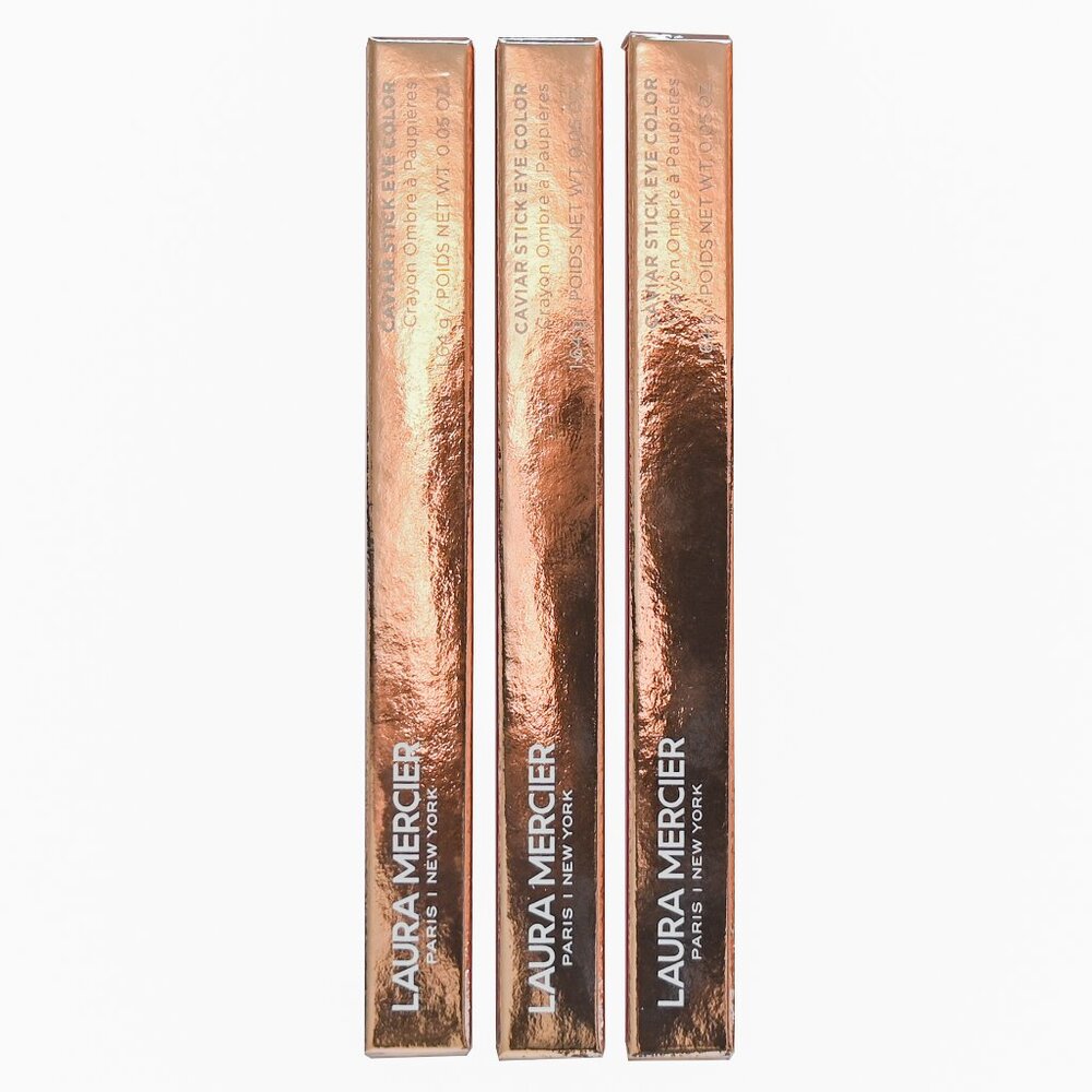 Laura Mercier Set of 3 Rose Caviar Stick Eye Color Shadow